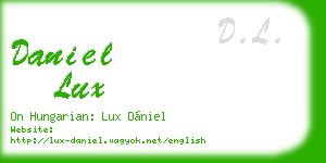 daniel lux business card